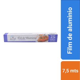 ROLLO DE ALUMINIO CARREFOUR 28 CM. X 7.5m2