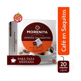 CAFE EN SAQUITOS LA MORENITA 20und