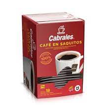 CAFE EN SAQUITOS CABRALES 18und