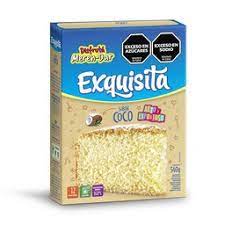 POLVO P/PREP.BIZCOCHUELO COCO EXQUISITA 540g