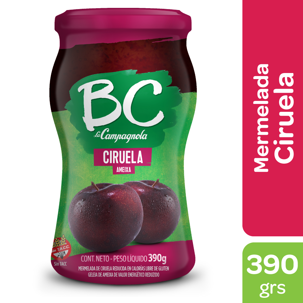 MERMELADA CIRUELA BC LA CAMPAGNOLA 390g