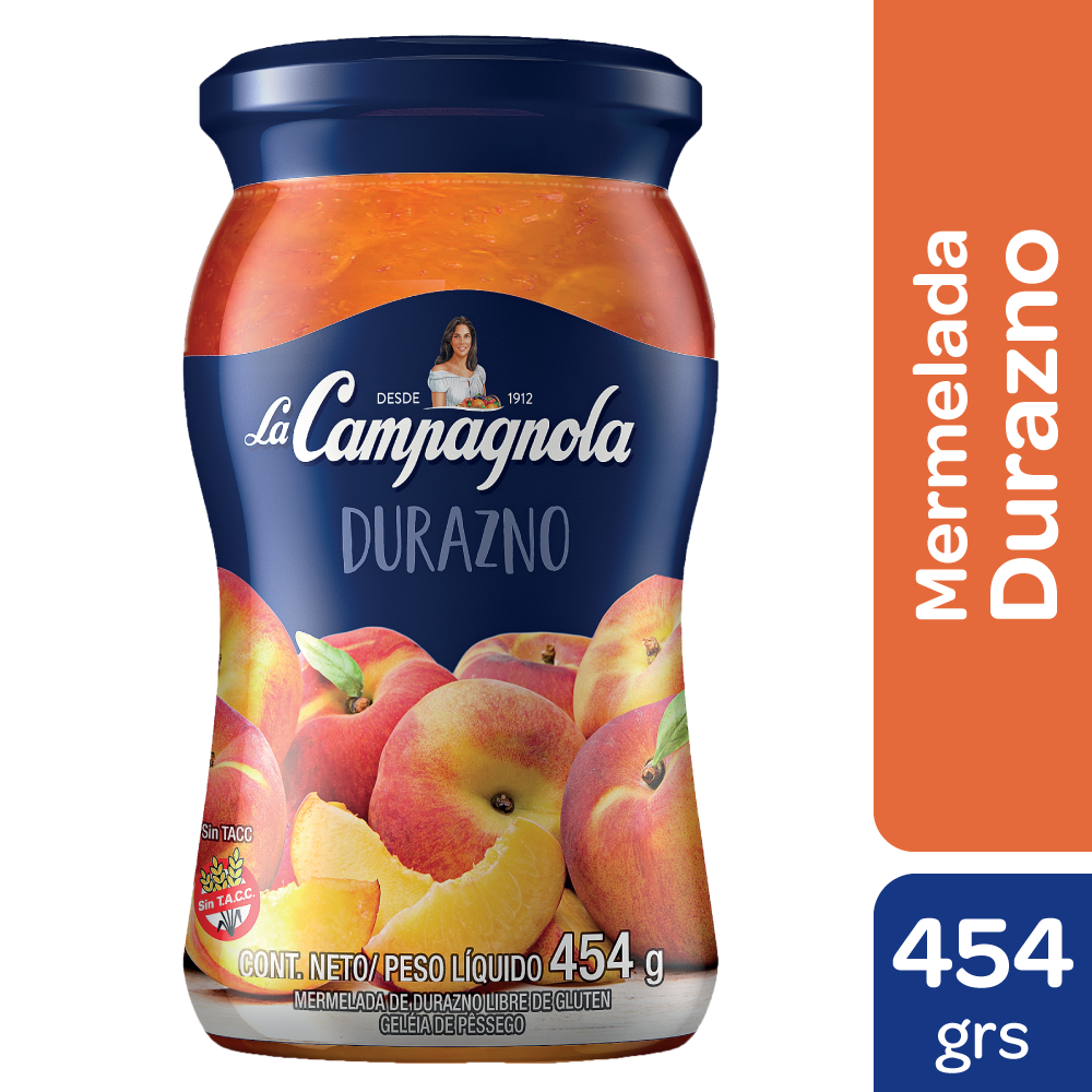 MERMELADA DURAZNO LA CAMPAGNOLA 454g