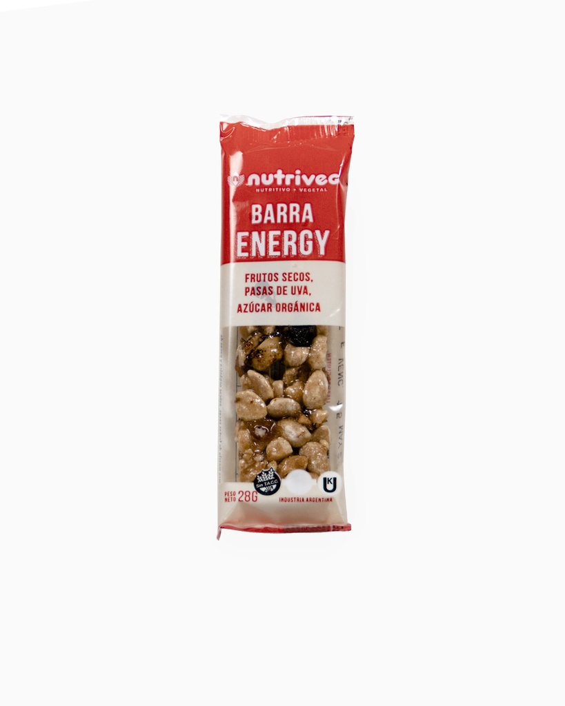 BARRA DE FRUTOS SECOS ENERGY NUTRIVEG 2x28g