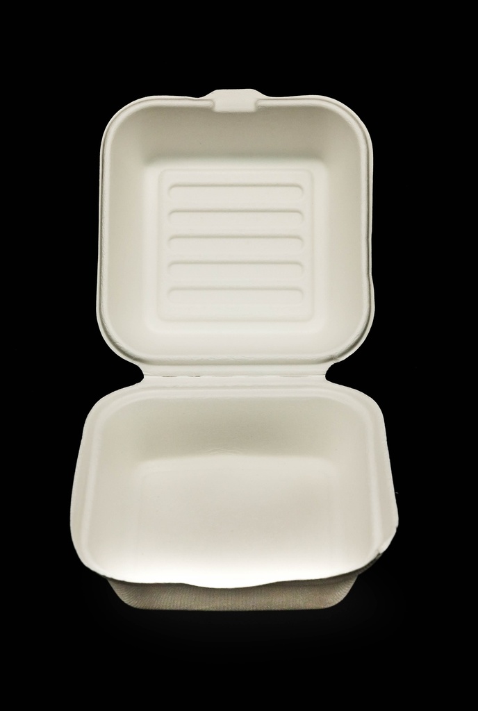 CAJA HAMBURGUESA BIODEGRADABLE 50und