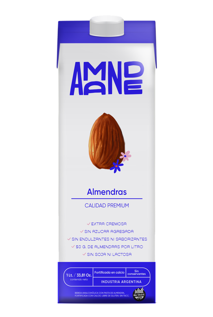 BEBIDA DE ALMENDRAS AMANDE 1000ml