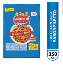 FIDEOS PREPARADOS SALSA FILETTO LUCCHETTI 350g