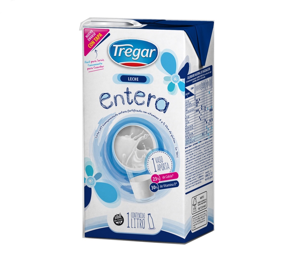 LECHE ENTERA UAT TREGAR 1000ml