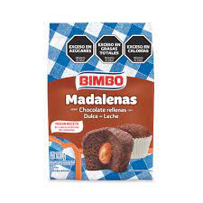 MADALENAS CHOCOLATE RELLENA DDL BIMBO 180g