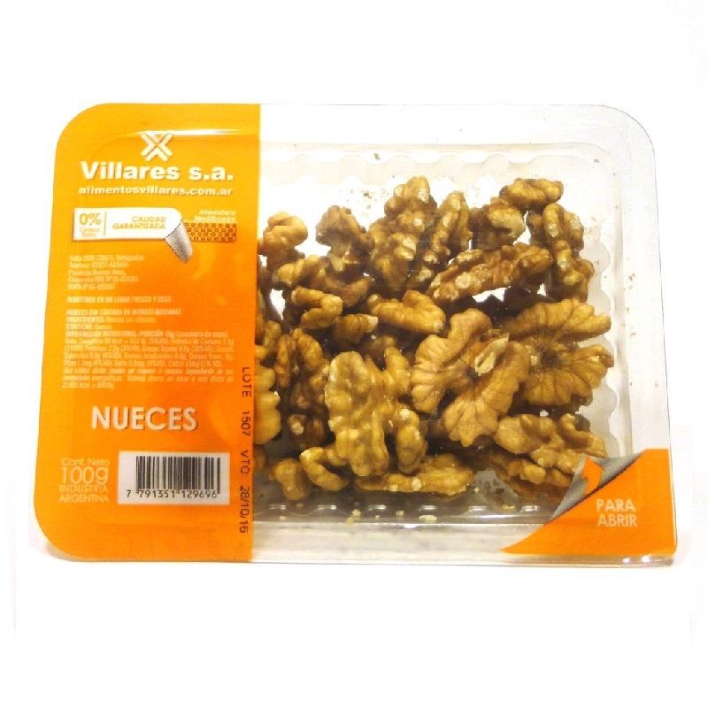 NUEZ PELADA MARIPOSA VILLARES 100g