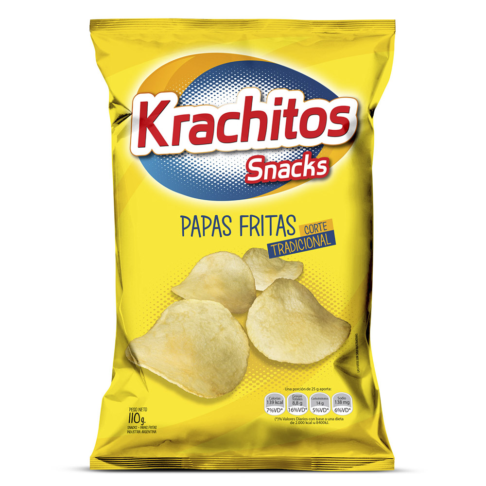 PAPAS FRITAS TRADICIONAL KRACHITOS 110g