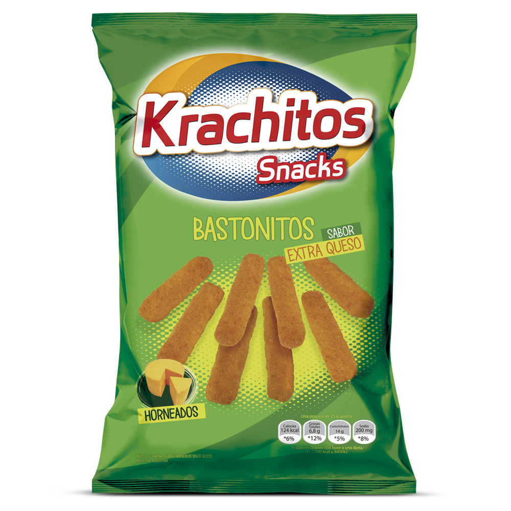 BASTONITOS S/EXTRA QUESO KRACHITOS 55g