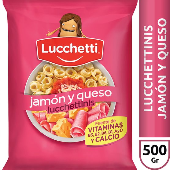 CAPPELLETTIS JAMON Y QUESO LUCCHETTI 500g
