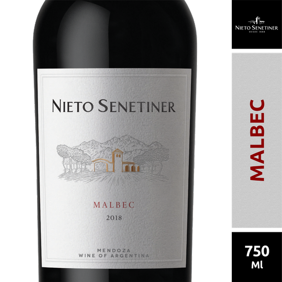 VINO TINTO MALBEC NIETO SENETINER 750ml