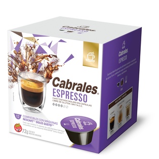 CAFÉ ESPRESSO CAPSULAS P/DOLCE GUSTO CABRALES 72g